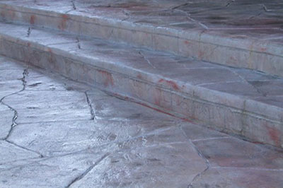 Stamped Concrete Steps